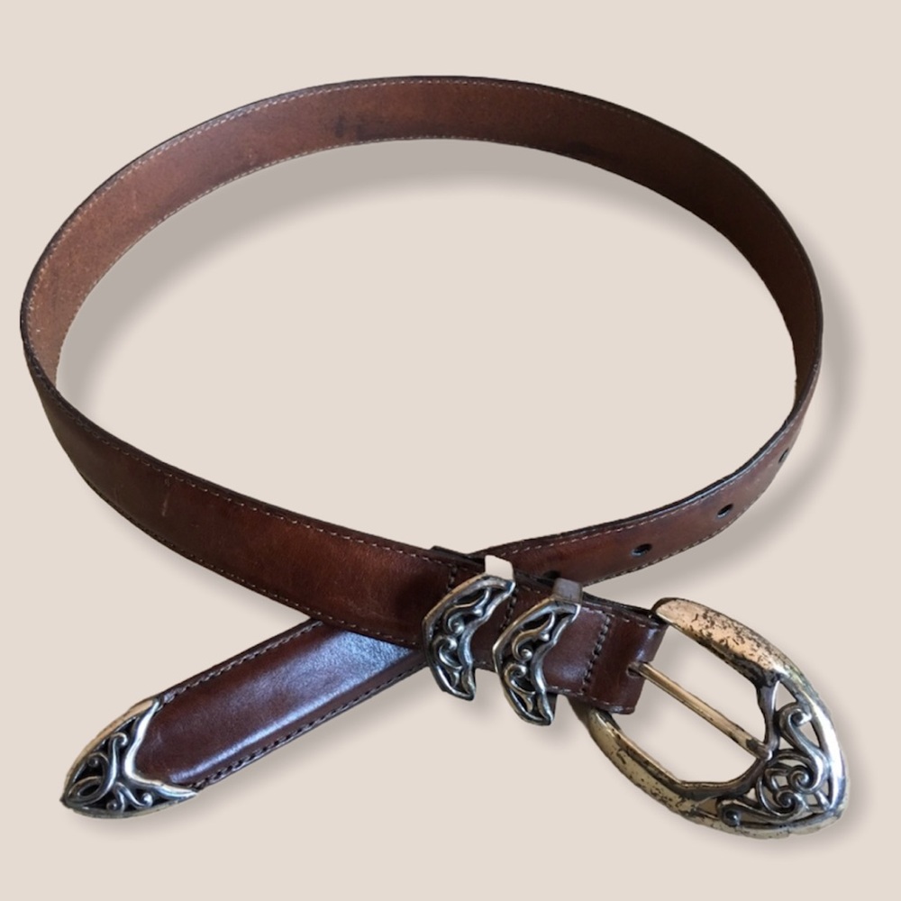Brighton Brown Leather Belt